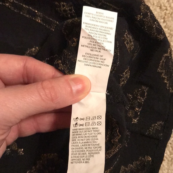 Lucky Brand Sequin Embroidered Dress - Picture 8 of 11